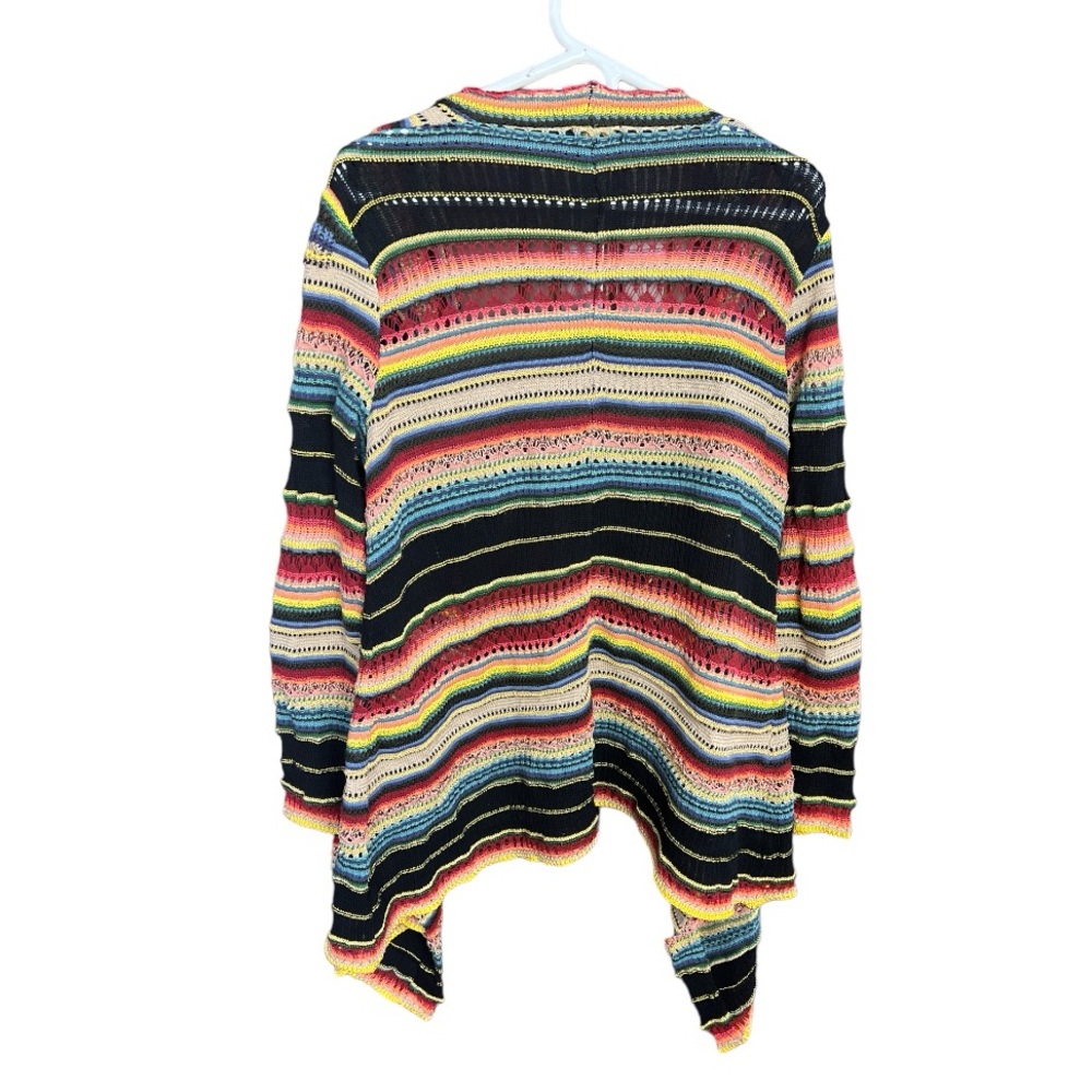 Polo Ralph Lauren M Open Weave Indian Blanket Aztec Shrug Sweater - Picture 2 of 8